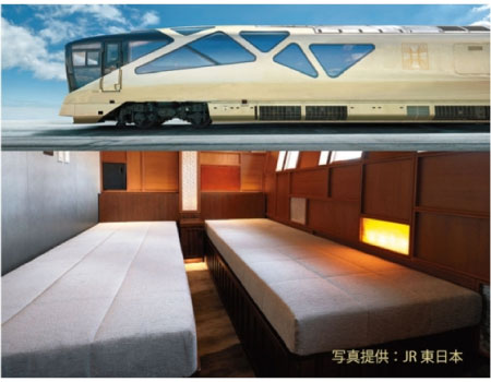クルーズトレイン「TRAIN SUITE 四季島」にはフランスベッドのマットレスが使用されています。