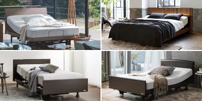 安心・安全の電動リクライニングベッド