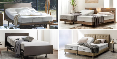 安心・安全の電動リクライニングベッド